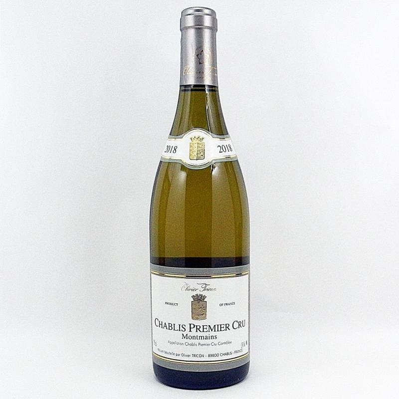 シャブリ プルミエクリュ モンマン 2018 オリビエ トリコン 750ml フランスワイン 白ワイン