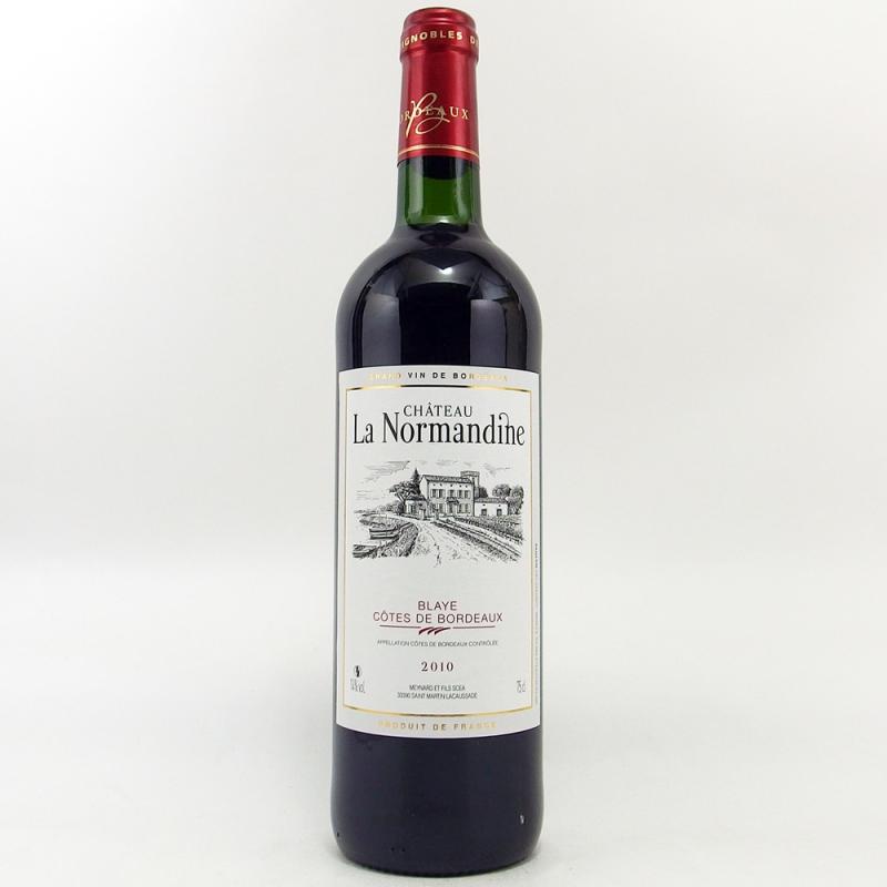 シャトー ラ ノルマンディン 2010 750ml ブライ コート ド ボルドー  平成22年