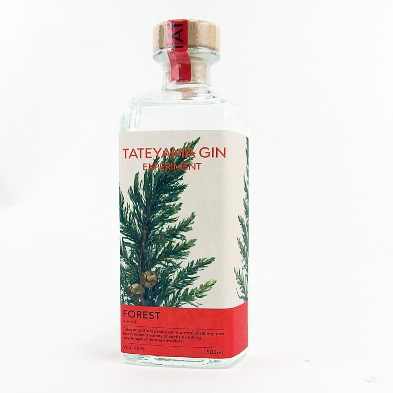 タテヤマジン フォレスト あわの森 500ml クラフトジン