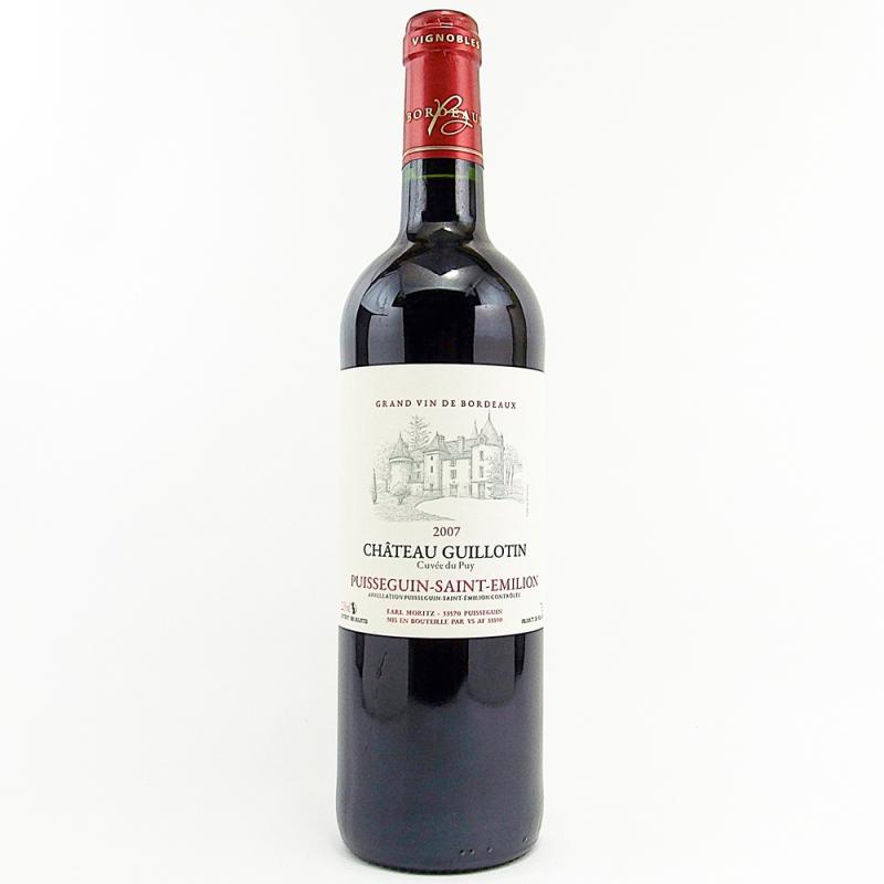 シャトー ギヨタン 2007 750ml ピュイスガン サン テミリオン