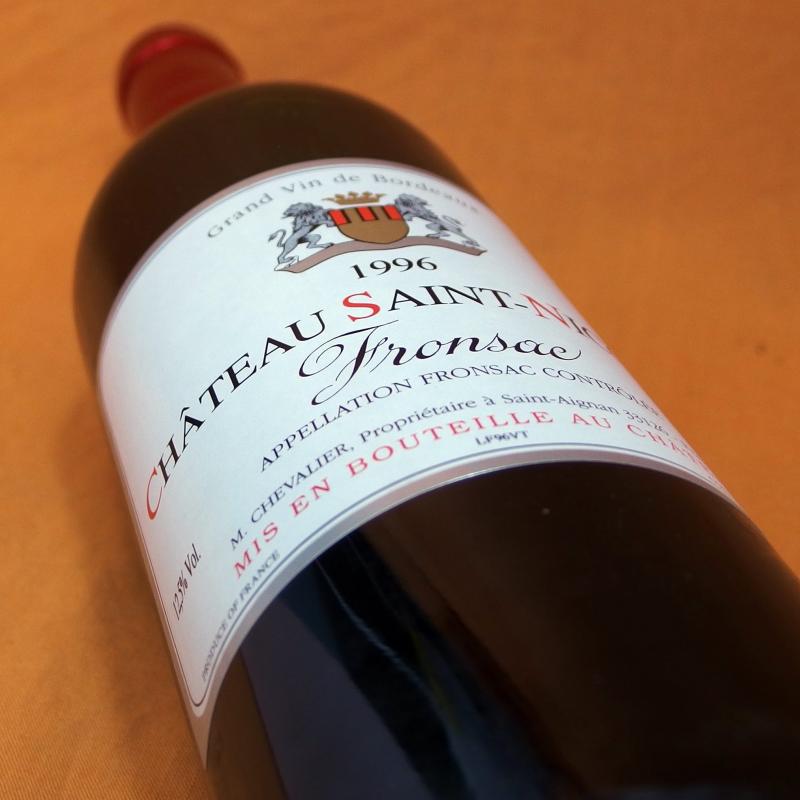 シャトー・サン・ニコラ　1996　750ml　フランスワイン　フロンサック　古酒