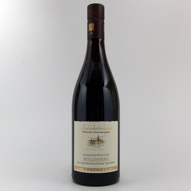 アスマンズホイザー ヘレンベルク シュペートブルグンダーQbA2015 クロスター・エバーバッハ 750ml　ラインガウ　赤ワイン