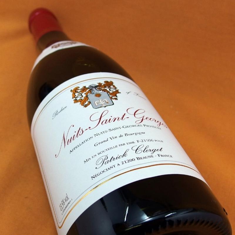 ニュイ・サン・ジョルジュ　パトリック・クレルジェ　2001　750ml ブルゴーニュ 赤ワイン